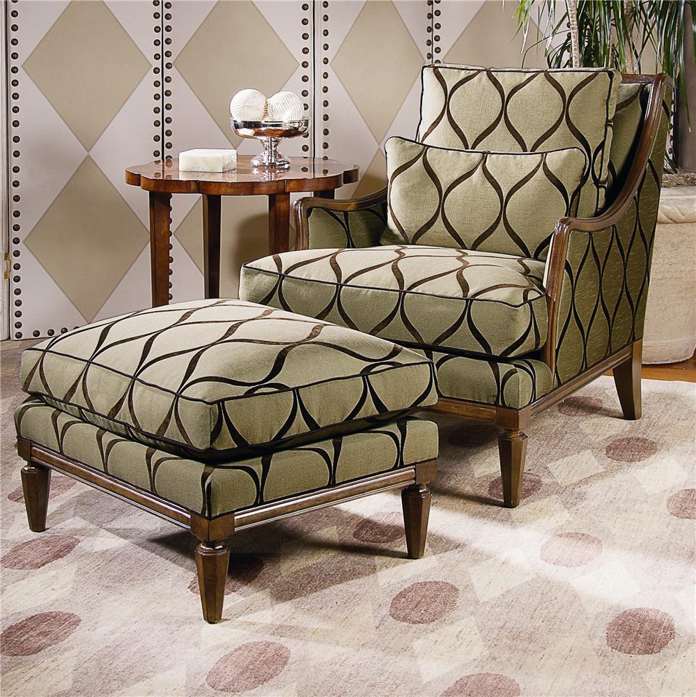 Century Century Chair Elegant Chair with Pillows Sprintz Furniture Chair & Ottoman Sets